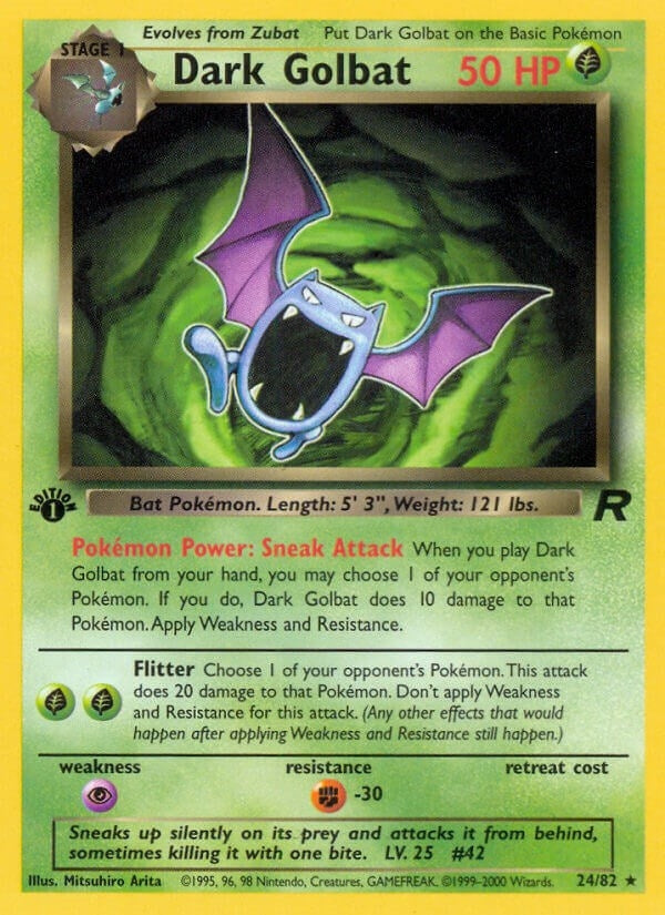 Image for Dark Golbat (24) (24/82) [Team Rocket]
