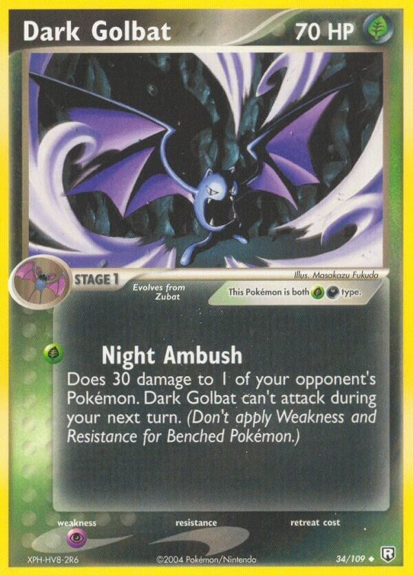 Image for Dark Golbat (34/109) [Team Rocket Returns]