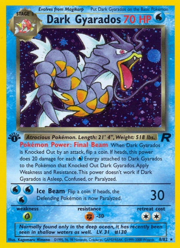 Image for Dark Gyarados (8) (08/82) [Team Rocket]