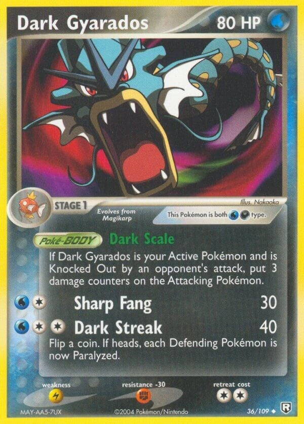 Image for Dark Gyarados (36/109) [Team Rocket Returns]