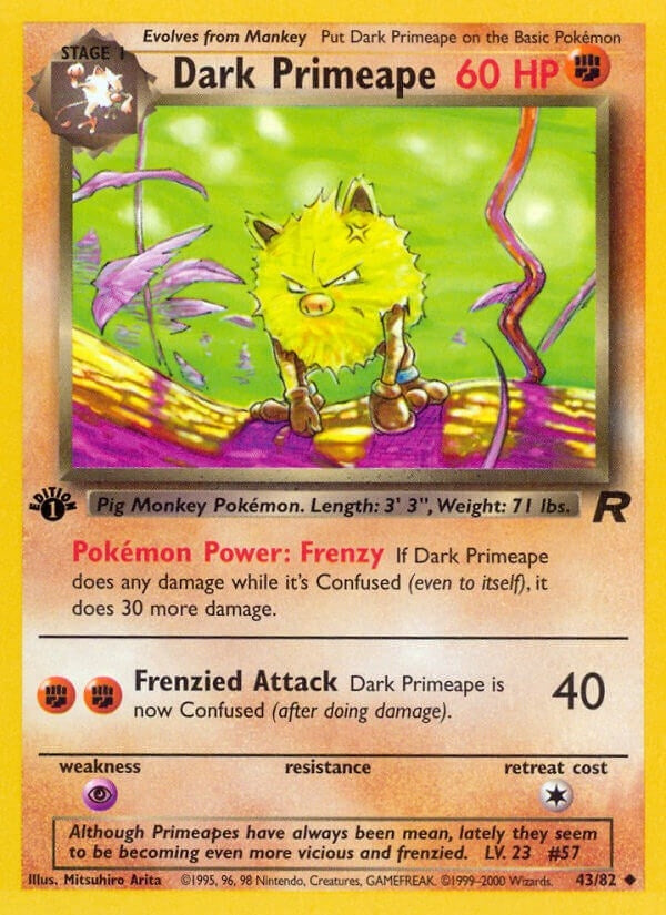 Image for Dark Primeape (43/82) [Team Rocket]