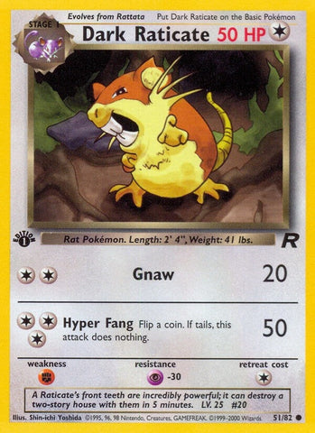 Image for Dark Raticate (51/82) [Team Rocket]