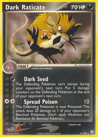 Image for Dark Raticate (17/109) [Team Rocket Returns]