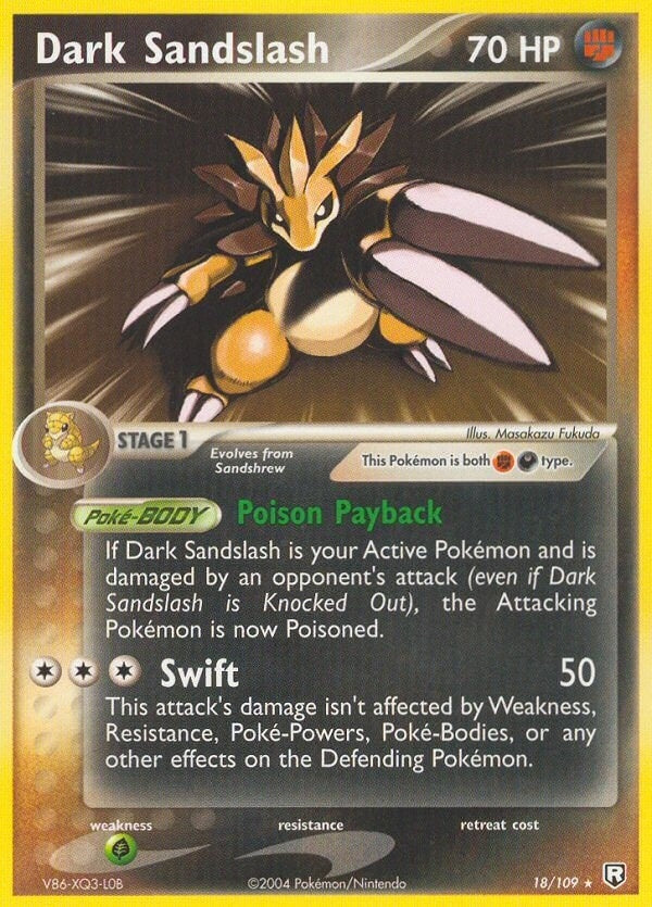 Image for Dark Sandslash (18/109) [Team Rocket Returns]