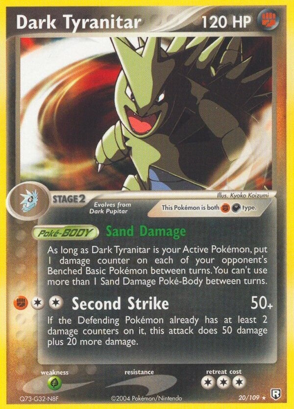 Image for Dark Tyranitar (20/109) [Team Rocket Returns]