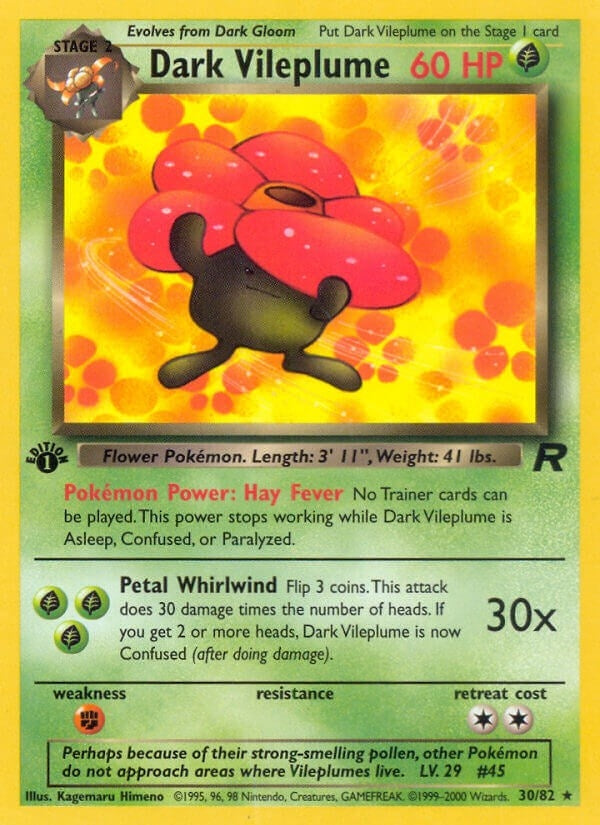 Image for Dark Vileplume (30) (30/82) [Team Rocket]
