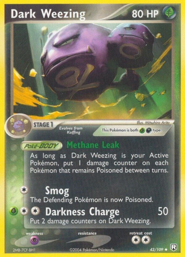 Image for Dark Weezing (42/109) [Team Rocket Returns]