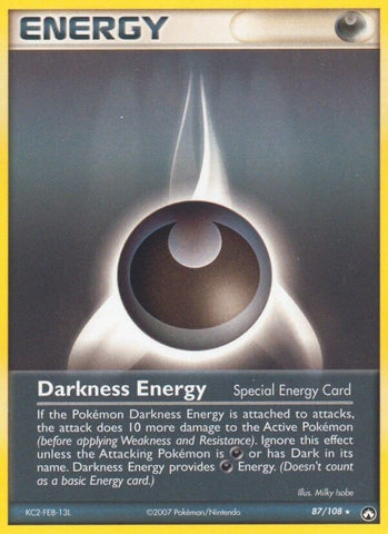 Image for Darkness Energy (Special) (87/108) [Power Keepers]