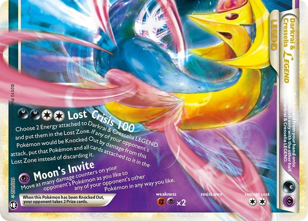 Image for Darkrai & Cresselia Legend (Bottom) (100/102) [Triumphant]