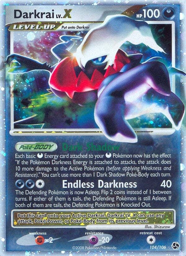 Image for Darkrai LV.X (104/106) [Great Encounters]