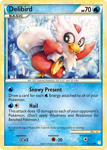 Image for Delibird (39/123) [HeartGold SoulSilver]