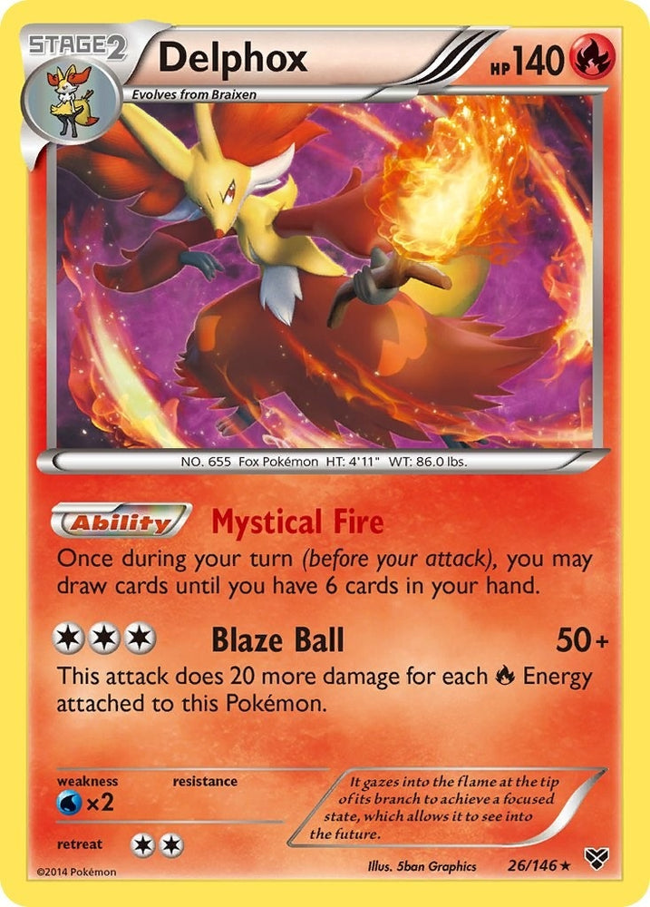 Image for Delphox (26/146) [XY Base Set]