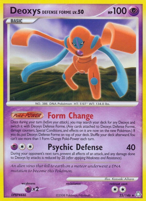 Image for Deoxys Defense Forme (25/146) [Legends Awakened]