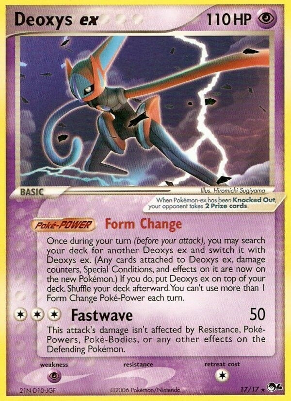 Image for Deoxys ex (017/017) [POP Series 4]