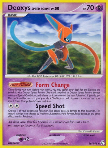 Image for Deoxys Speed Forme (26/146) [Legends Awakened]