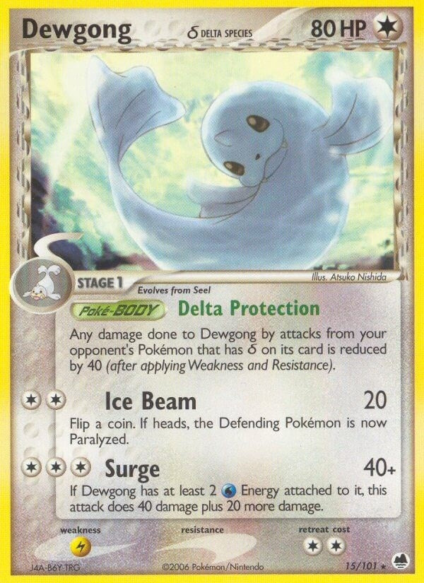 Image for Dewgong (Delta Species) (15/101) [Dragon Frontiers]