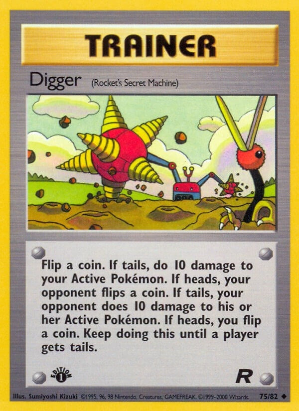 Image for Digger (Rocket's Secret Machine) (75/82) [Team Rocket]