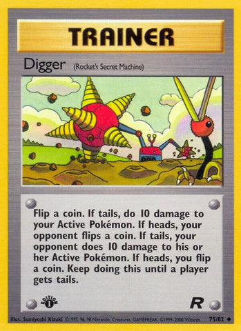 Image for Digger (Rocket's Secret Machine) (75/82) [Team Rocket]