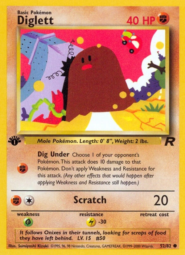 Image for Diglett (52/82) [Team Rocket]