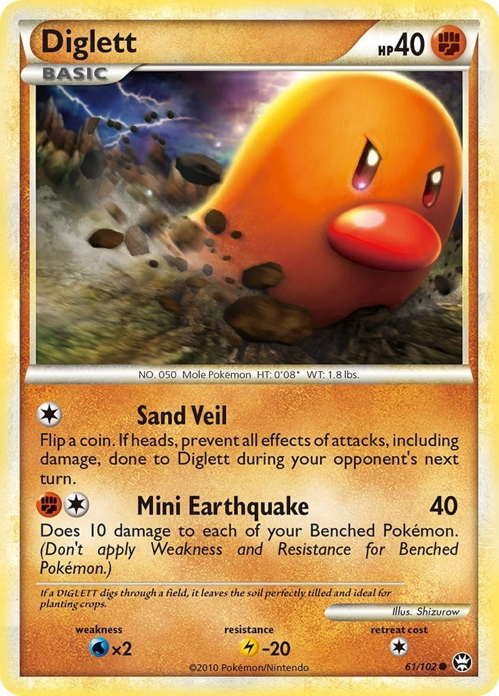 Image for Diglett (61/102) [Triumphant]