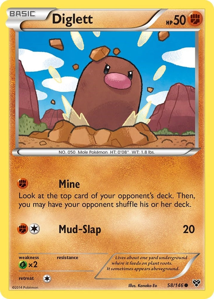 Image for Diglett (58/146) [XY Base Set]