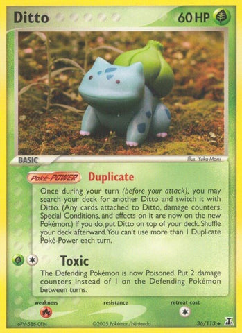 Image for Ditto (Bulbasaur) (36/113) [Delta Species]