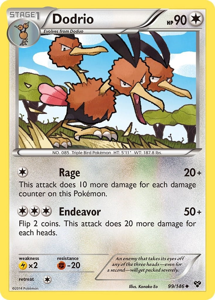 Image for Dodrio (99/146) [XY Base Set]