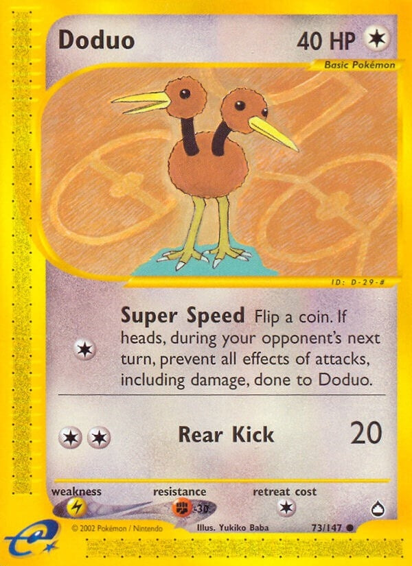 Image for Doduo (073/147) [Aquapolis]