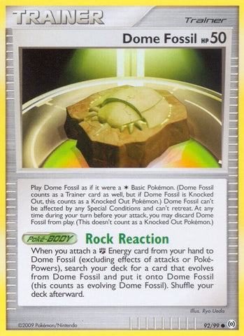 Image for Dome Fossil (92/99) [Arceus]