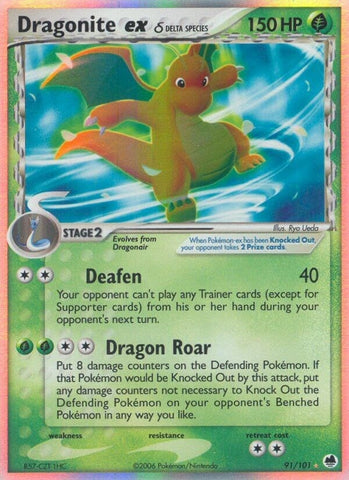 Image for Dragonite ex (Delta Species) (91/101) [Dragon Frontiers]