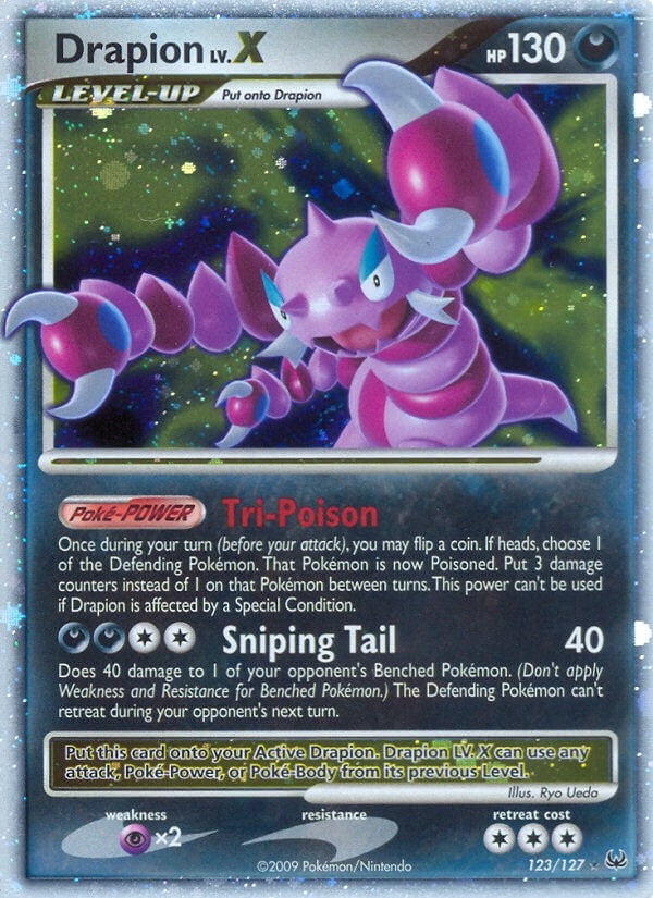 Image for Drapion LV.X (123/127) [Platinum]