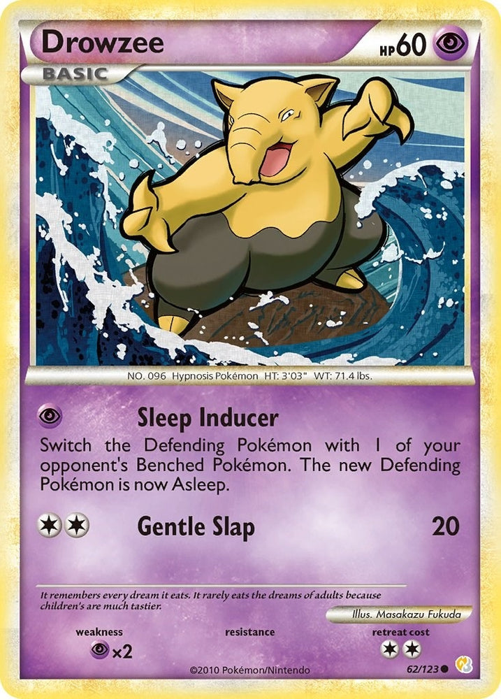 Image for Drowzee (62/123) [HeartGold SoulSilver]