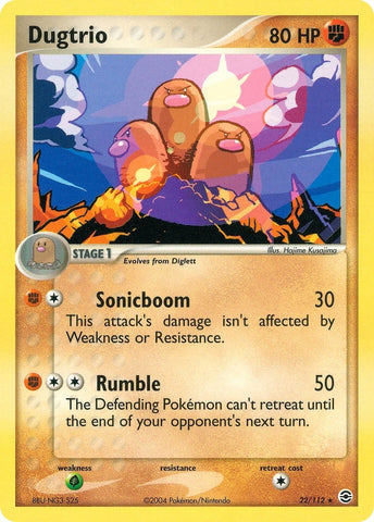 Image for Dugtrio (22/112) [FireRed & LeafGreen]