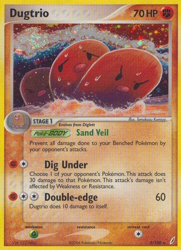 Image for Dugtrio (5/100) [Crystal Guardians]