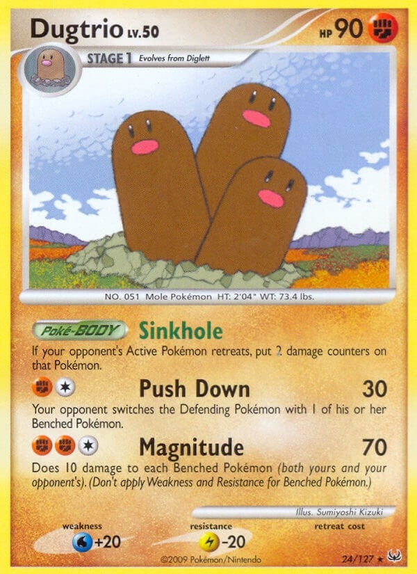 Image for Dugtrio (24/127) [Platinum]