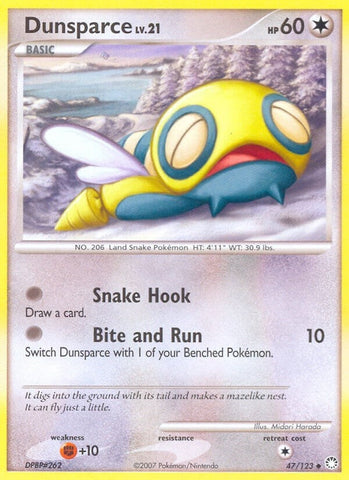Image for Dunsparce (47/123) (Mysterious Treasures) - Pokemon