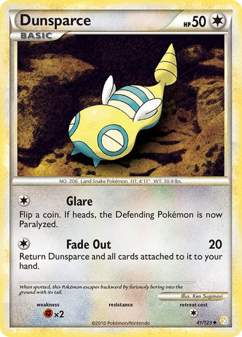 Image for Dunsparce (41/123) [HeartGold SoulSilver]