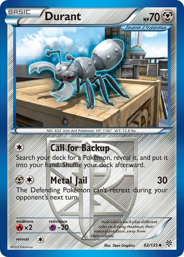 Image for Durant (Team Plasma) (92) (92/135) [Plasma Storm]