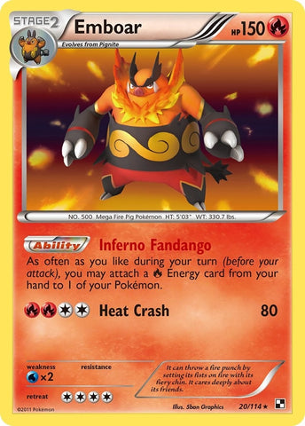 Image for Emboar (20) (20/114) [Black and White]