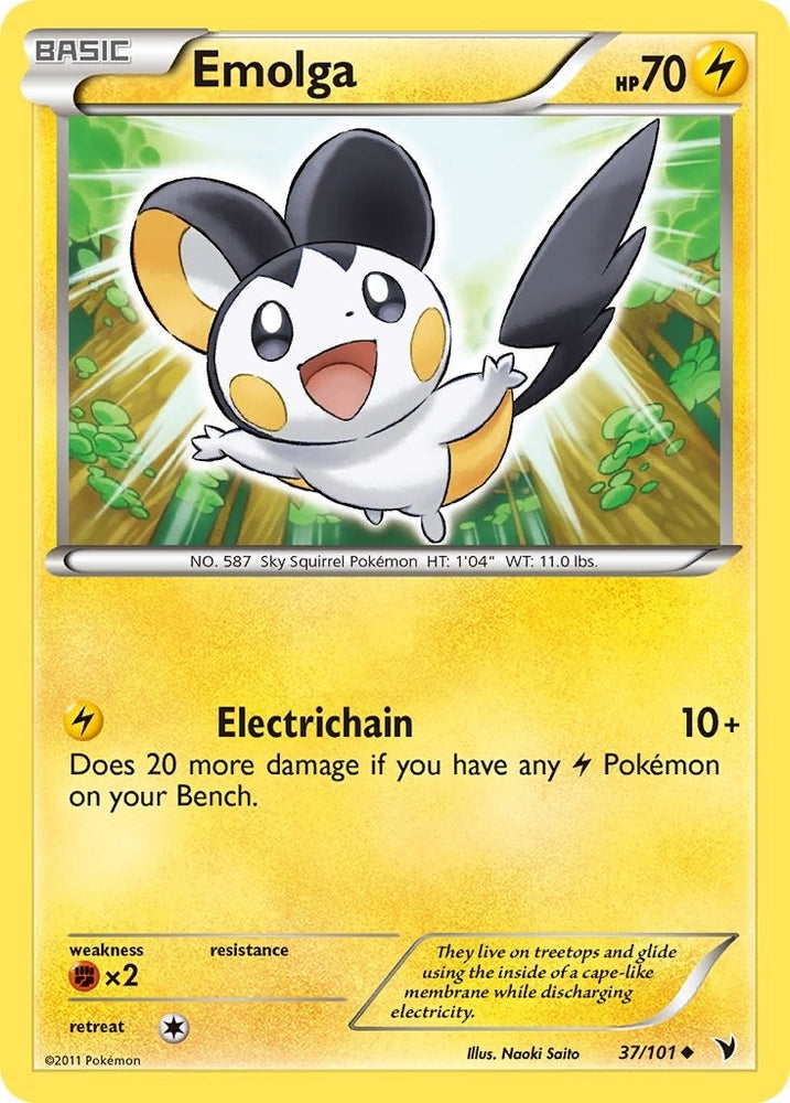 Image for Emolga (37/101) [Noble Victories]