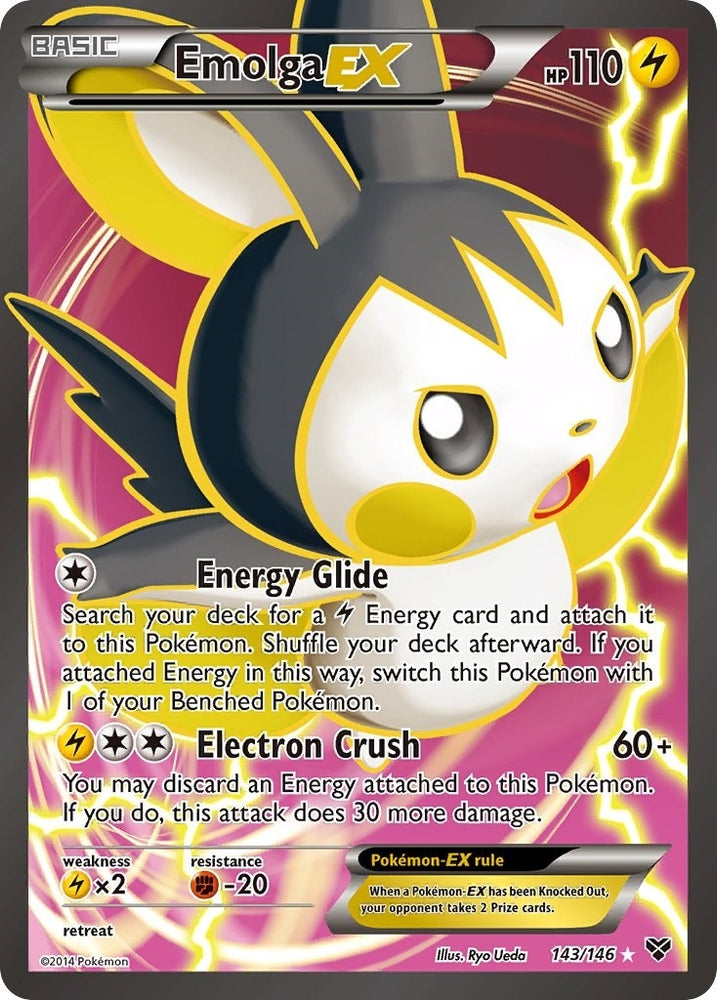 Image for Emolga EX (143 Full Art) (143/146) [XY Base Set]