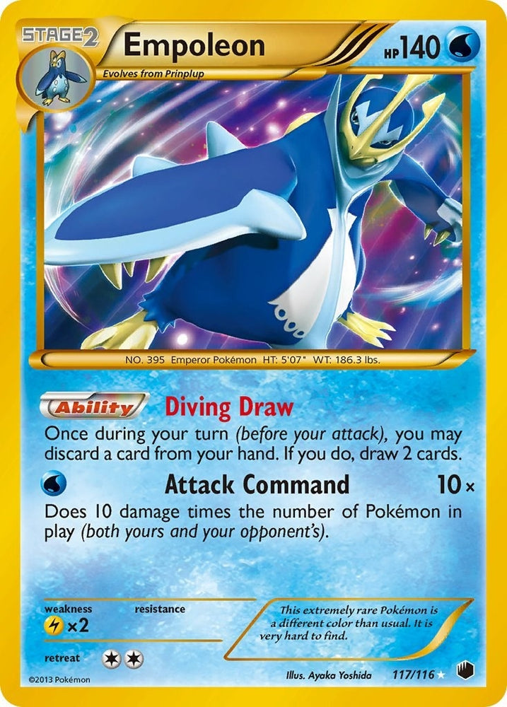 Image for Empoleon (117 Secret Rare) (117/116) [Plasma Freeze]
