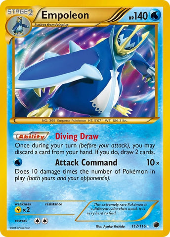 Image for Empoleon (117 Secret Rare) (117/116) [Plasma Freeze]