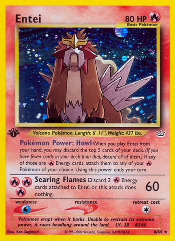 Image for Entei (6) (06/64) [Neo Revelation]