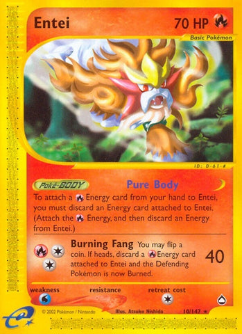 Image for Entei (010/147) [Aquapolis]