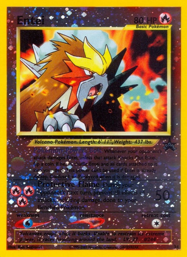 Image for Entei (34/53) [WoTC Promo]