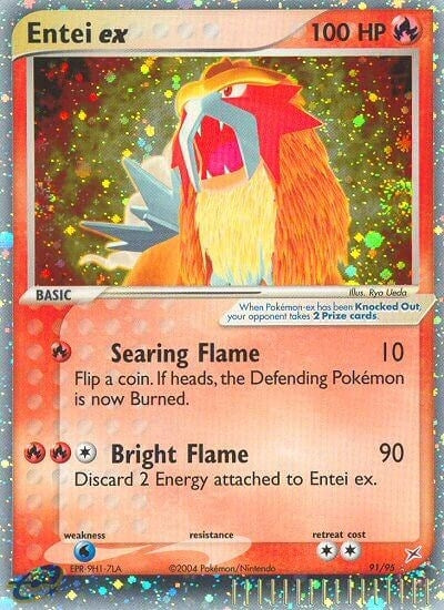 Image for Entei ex (91/95) [Team Magma vs Team Aqua]