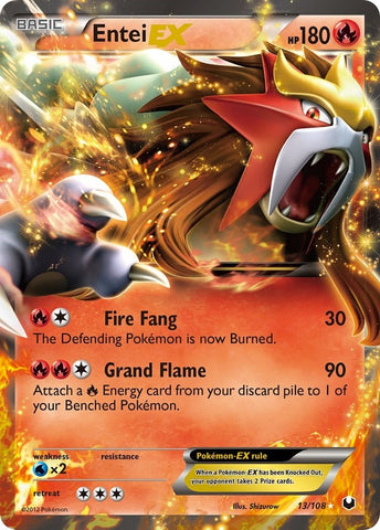 Image for Entei EX (13/108) [Dark Explorers]