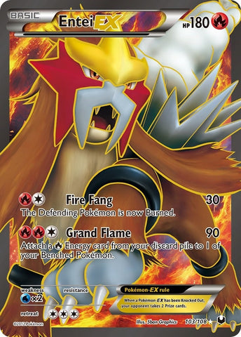 Image for Entei EX (103 Full Art) (103/108) [Dark Explorers]