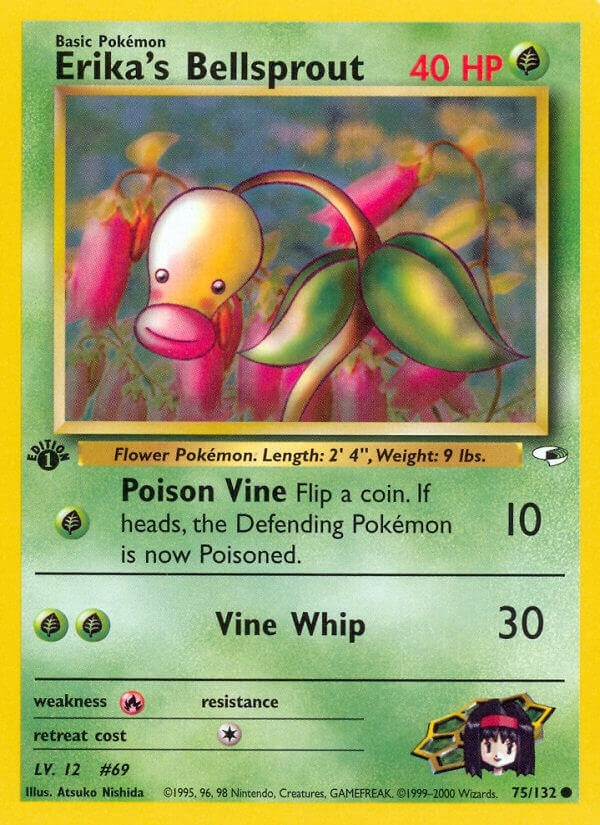 Image for Erika's Bellsprout (75) (075/132) [Gym Heroes]